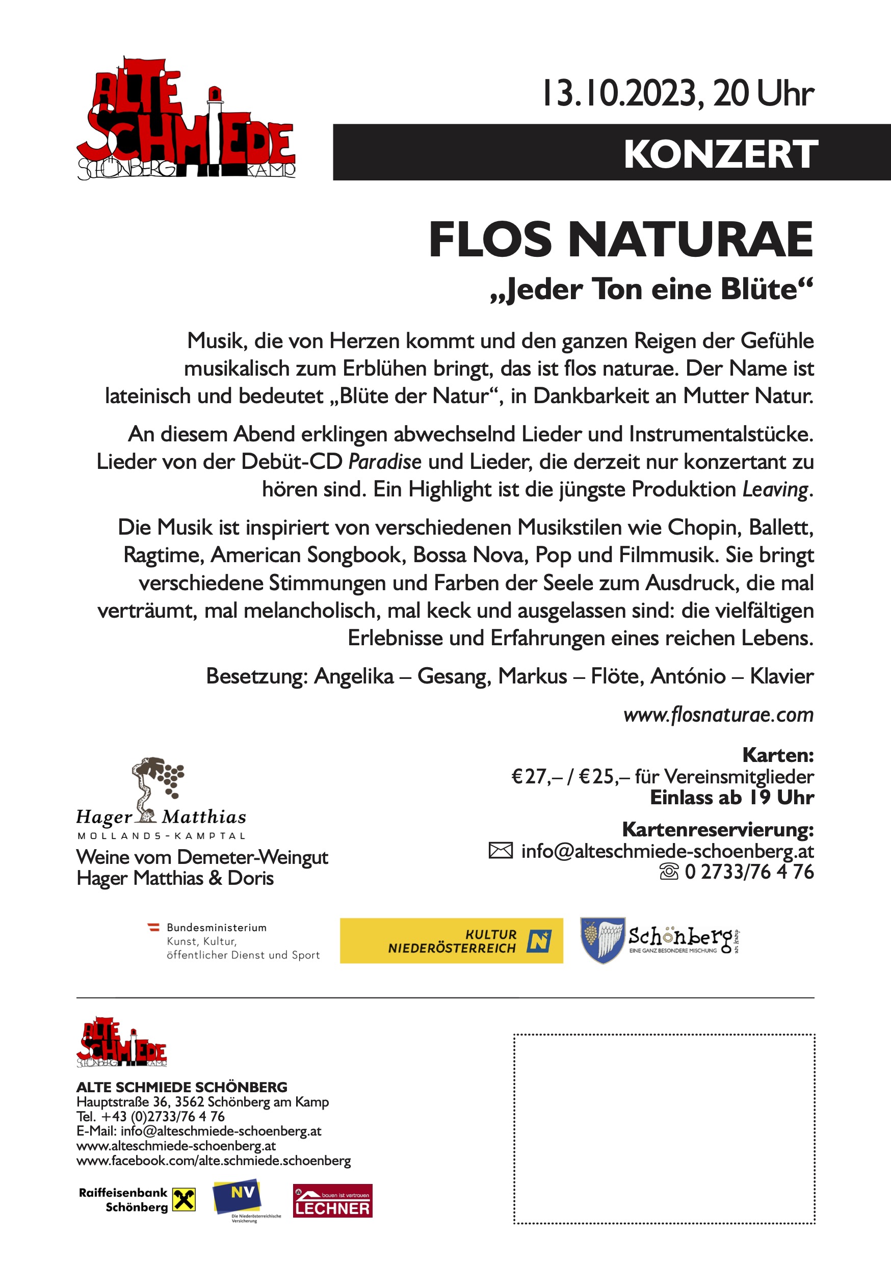Einladung musica di flos naturae_Alte Schmiede 2
